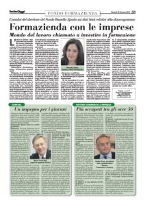 Formazienda con le imprese Mondo del lavoro chiamato a investire in formazione