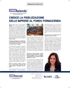 Cresce la fidelizzazione delle imprese al Fondo Formazienda