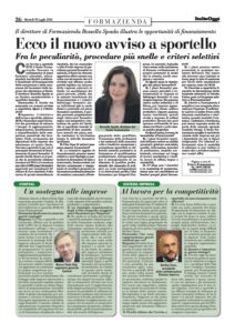 Ecco il nuovo avviso a sportello