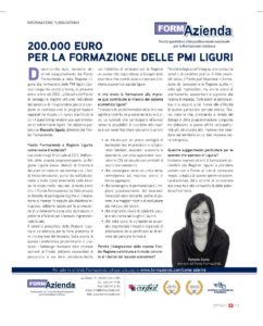 200.000 euro per la formazione delle PMI Liguri