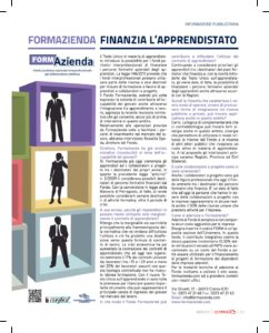 Formazienda finanzia l’apprendistato