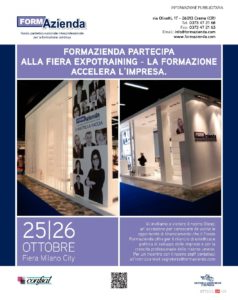 Formazienda partecipa alla Fiera Expotraining