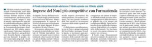 IMPRESE DEL NORD PIU’ COMPETITIVE CON FORMAZIENDA