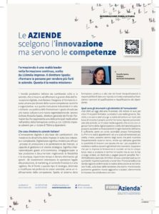 LE AZIENDE SCELGONO L’INNOVAZIONE MA SERVONO LE COMPETENZE