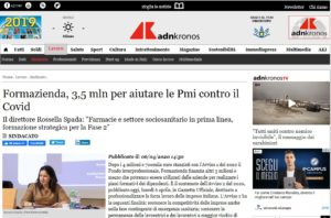 Formazienda, 3,5 mln per aiutare le Pmi contro il Covid