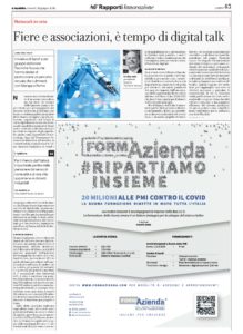 FORMAZIENDA, RIPARTIAMO INSIEME