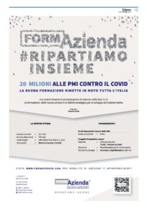 FORMAZIENDA, RIPARTIAMO INSIEME