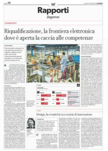 RIQUALIFICAZIONE, LA FRONTIERA ELETTRONICA DOVE  È APERTA LA CACCIA ALLE COMPETENZE