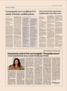 FORMAZIENDA AIUTA LE PMI CON IL PROGETTO “PROSPETTIVA LAVORO”