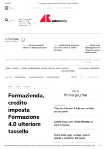 Formazienda, credito imposta Formazione 4.0 ulteriore tassello
