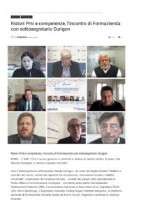 Ristori Pmi e competenze, l’incontro di Formazienda con sottosegretario Durigon