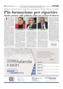 PIÚ FORMAZIONE PER RIPARTIRE
