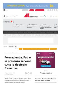 FORMAZIENDA, FAD O IN PRESENZA SERVONO TUTTE LE TIPOLOGIE FORMATIVE