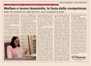 WELFARE E LAVORO FEMMINILE, LA FORZA DELLE COMPETENZE