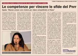 LE COMPETENZE PER VINCERE LA SFIDA DEL PNRR