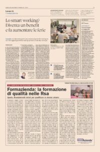 FORMAZIENDA: LA FORMAZIONE DI QUALITÁ NELLE RSA