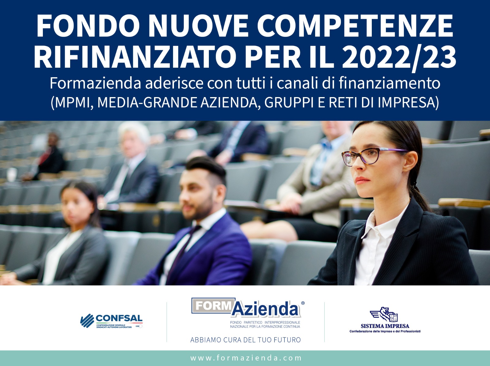 FONDO NUOVE COMPETENZE, FORMAZIENDA ADERISCE