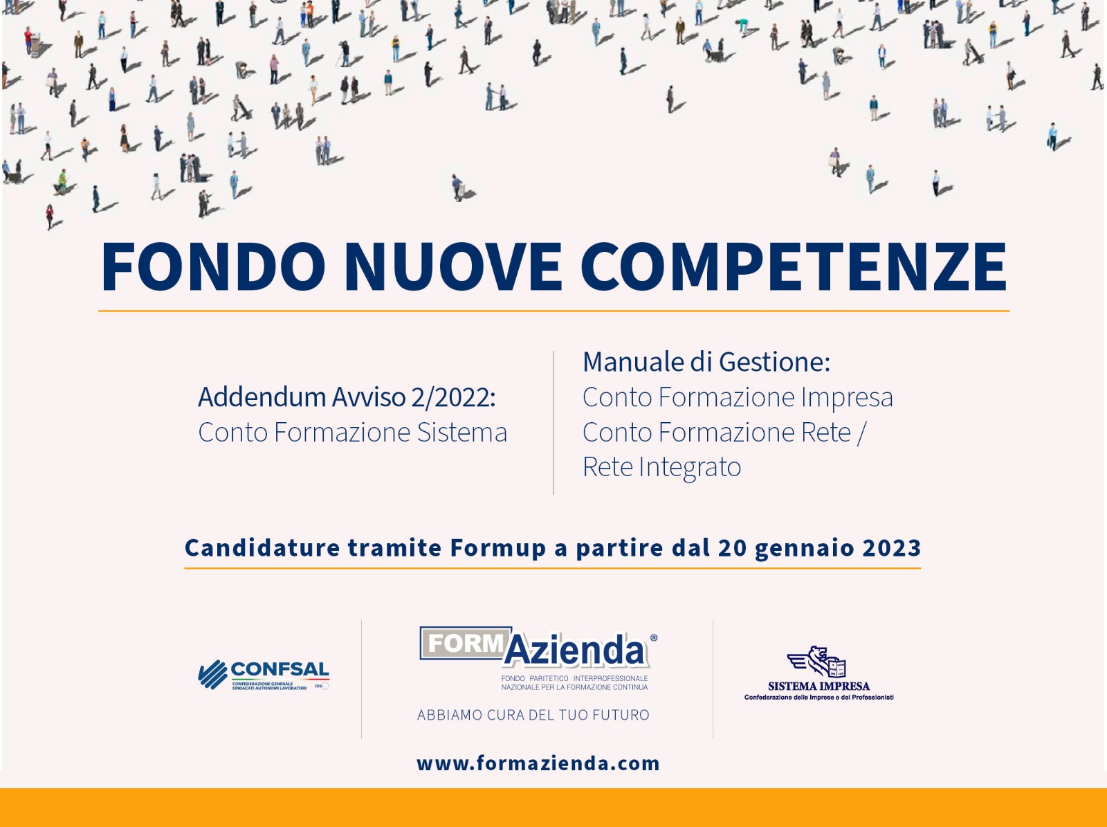 FORMAZIENDA ADERISCE AL FONDO NUOVE COMPETENZE