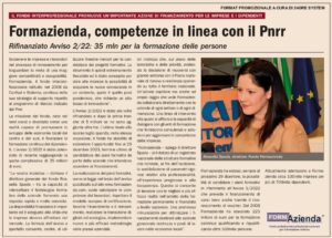 FORMAZIENDA, COMPETENZE IN LINEA CON IL PNRR