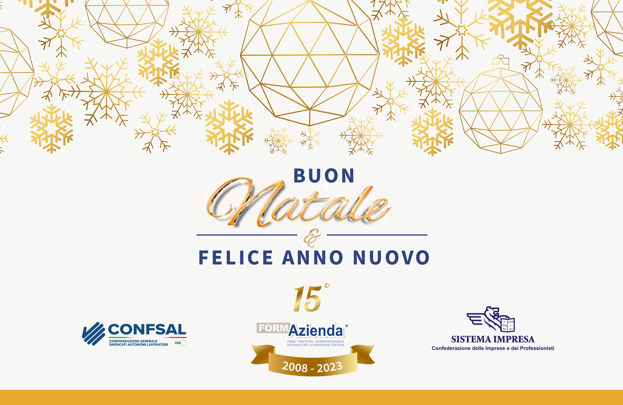 GLI AUGURI DEL 15ESIMO E BUON NATALE