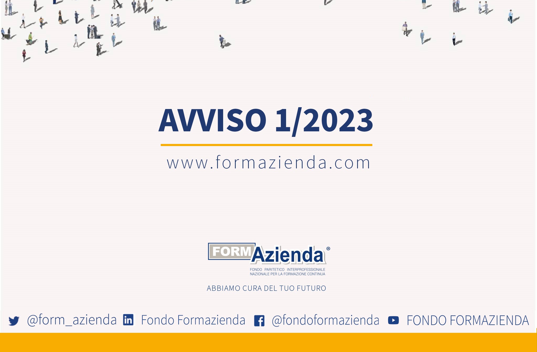 AVVISO 1/2023: 15 MLN PER LA FORMAZIONE